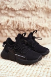 Sportowe Buty Dziecięce Młodzieżowe Czarne ABCKIDS B012210073