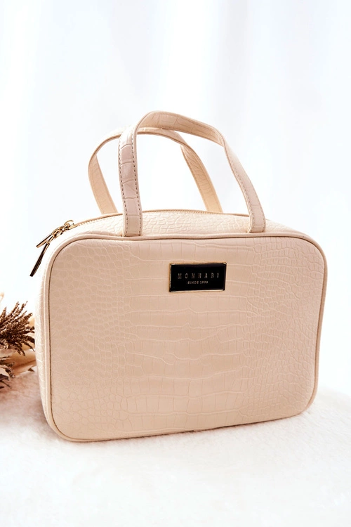 Duża Kosmetyczka Monnari CSM0080-M00 Kremowa