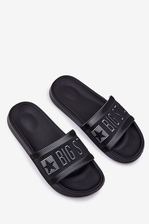 Męskie Klapki Big Star RR174A053 Czarne