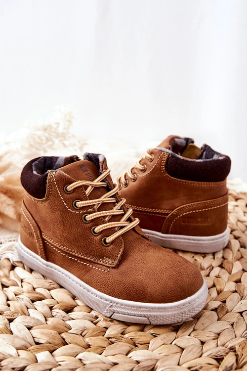 Dziecięce Ocieplane Sportowe Buty Big Star BB374131BS Camel