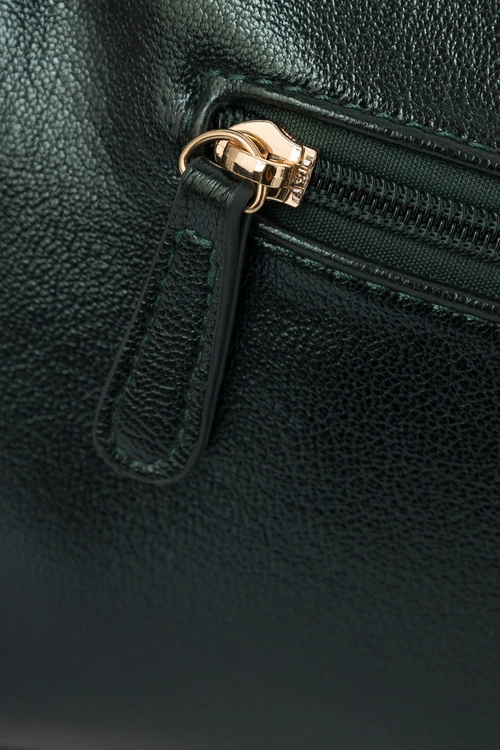 Skórzana Torebka NOBO NBAG-R3020-CM08 Ciemnozielona