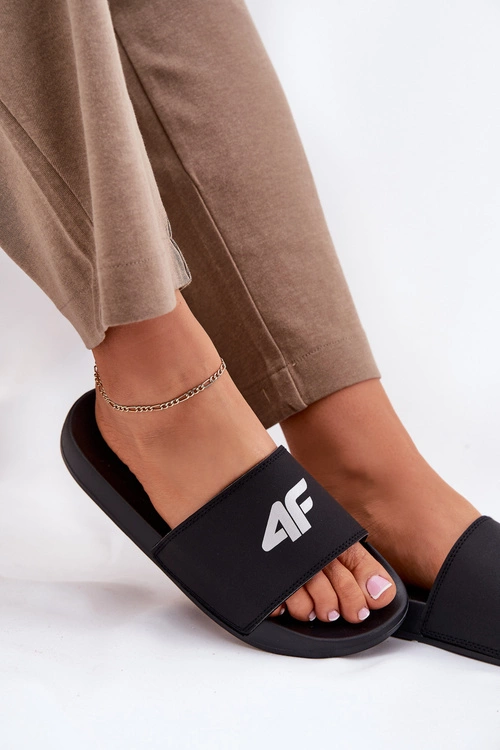 Klapki Damskie 4F 4FRMM00FSLIF010-20S Czarne