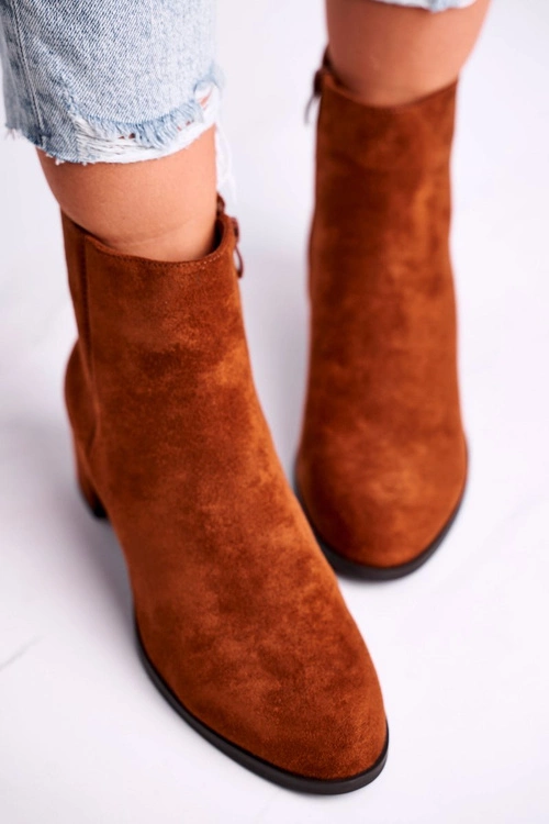 Botki Damskie Sergio Leone Camel BT528