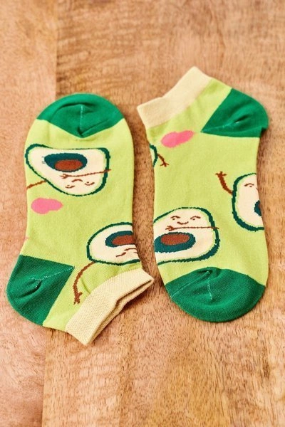 Skarpetki Stopki Nie Do Pary Z Awokado Zielone
