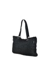 Duża Torba Z Plecionki Big Star NN574108 Czarna