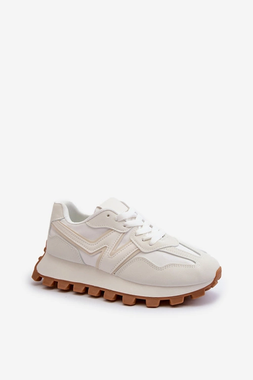 Sneakersy Buty Sportowe Damskie Białe Kalelia