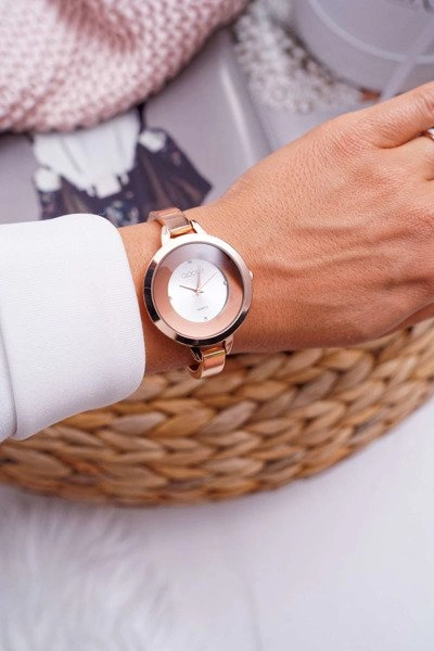 Damski Zegarek Clock'Up Różowe Złoto Savage