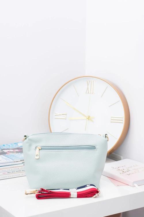 Turkusowa Torebka Damska A4 na Ramię