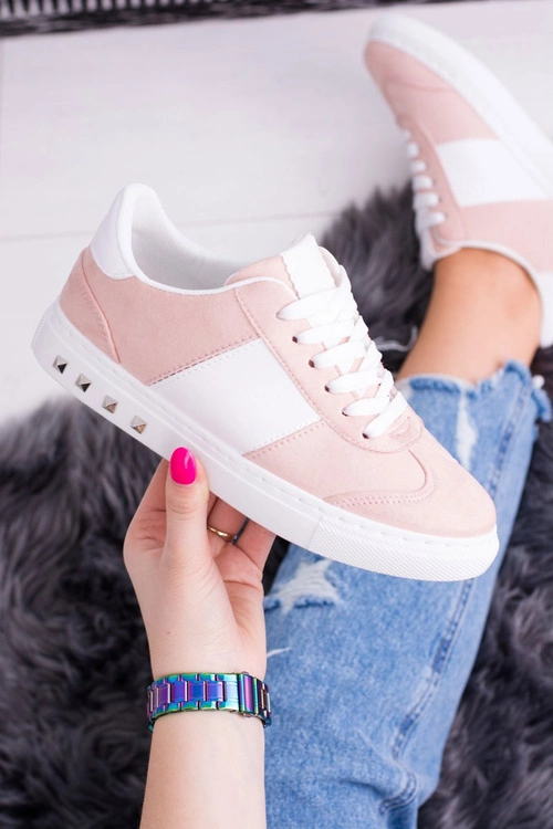 Różowe Trampki Tenisówki Bati