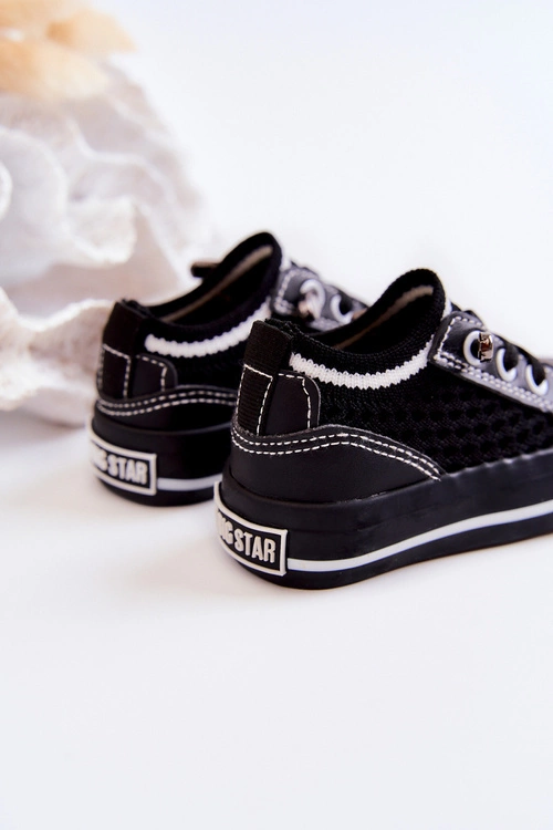 Dziecięce Wsuwane Trampki Big Star JJ374393 Czarne