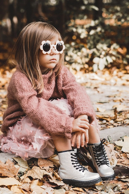 Dziecięce Botki Ocieplane Z Suwakiem Lakierowane Srebrne Goopy