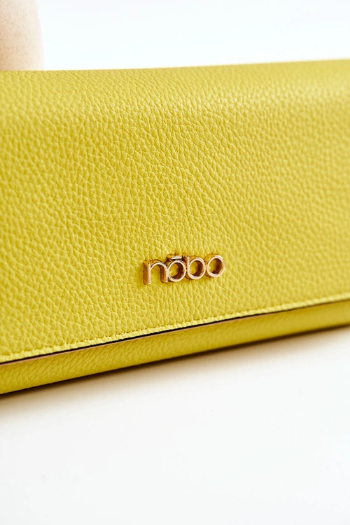 Damski Duży Portfel Skórzany NOBO M0123-C002 Żółty