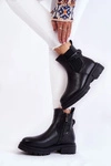 Damskie Botki La.Fi 250005B-PU Czarne