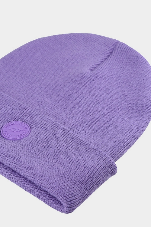 Dziecięca Czapka Zimowa 4F 4FJWAW24ACAPU444-52S Fioletowa