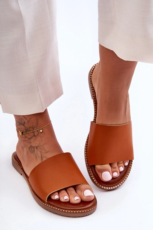 Klasyczne Klapki Damskie Camel Aphrodite