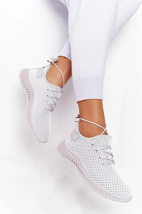 Damskie Sportowe Buty Slip-on Szare Run Away