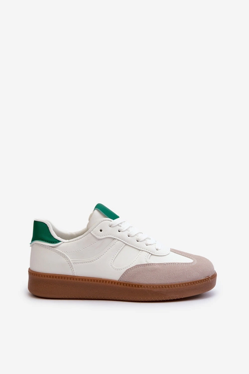 Sneakersy Buty Sportowe Niskie Damskie Białe Uvetta