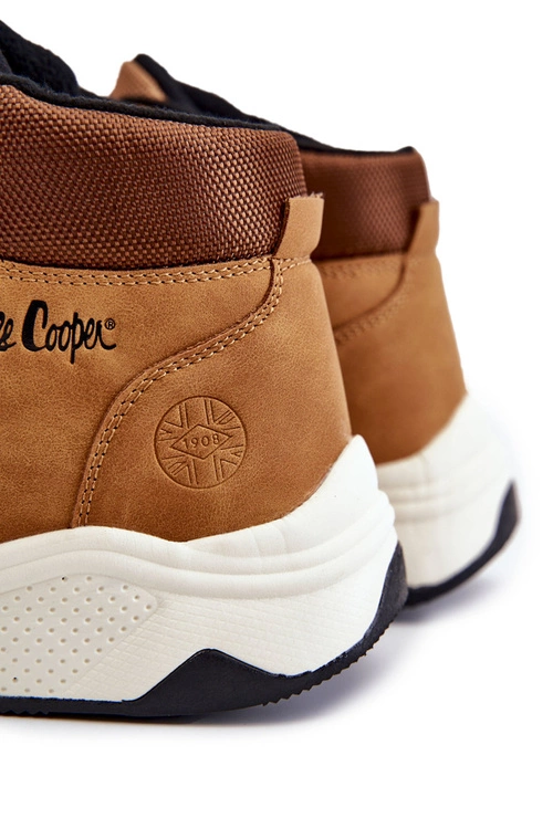 Męskie Ocieplane Buty Trekkingowe Lee Cooper LCJ-22-31-1452 Camel