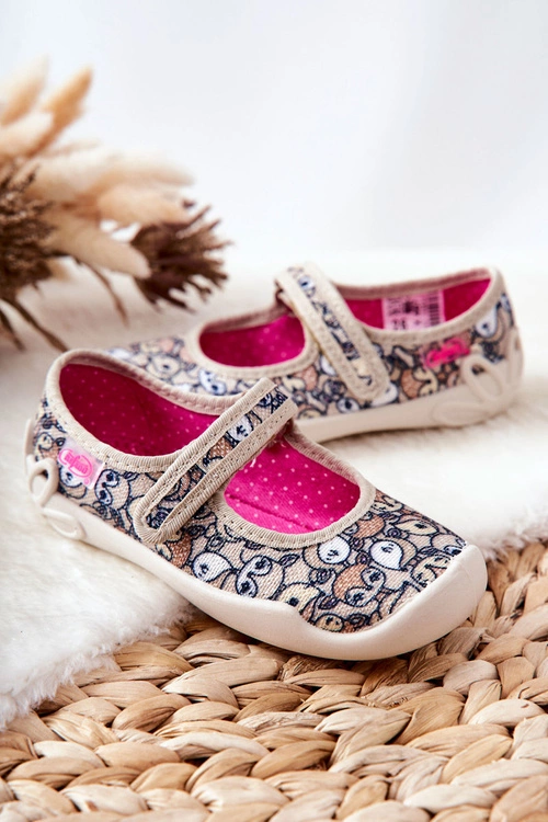 Papcie Baleriny Befado Sarenki 114X467 Beżowe