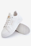 Damskie Sznurowane Buty Sportowe Białe Mikaela