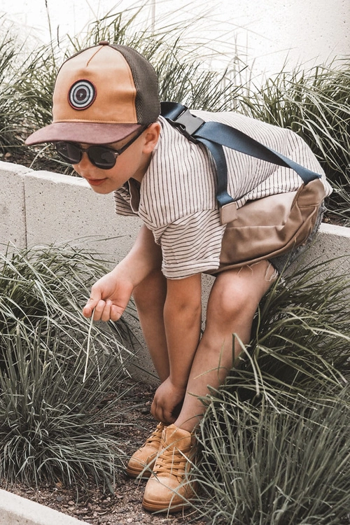 Dziecięce Wysokie Trampki Na Suwak Camel Boone