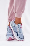 Zamszowe Lekkie Buty Sportowe Damskie Big Star RR274236 HI-POLY SYSTEM Niebieskie