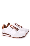 Męskie Sportowe Buty Sneakersy GOE HH1N4054 Białe