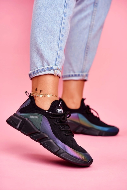 Damskie Sportowe Obuwie Big Star Czarne FF274A053