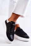 Damskie Buty Sportowe GOE JJ2N4052 Czarno-Białe
