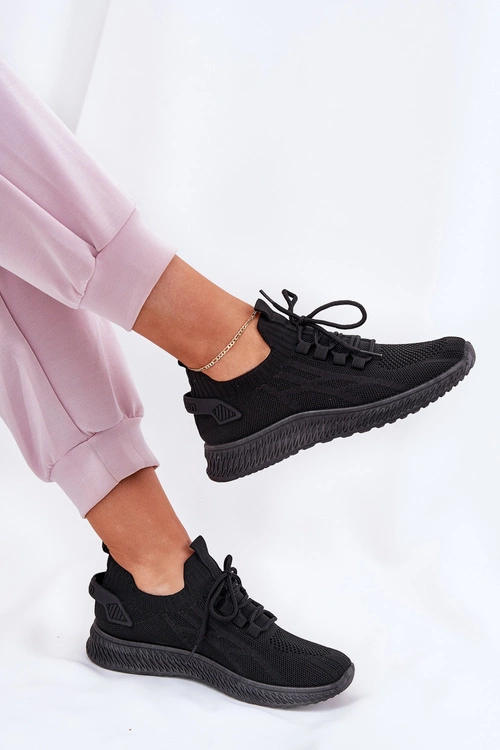 Wsuwane Buty Sportowe Damskie Czarne Galdia