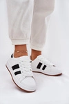 Sneakersy Damskie Z Eko Skóry Białe Arlenina