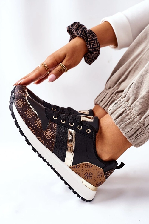 Sportowe Buty Sneakersy Czarne Next