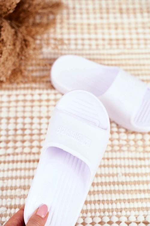 Klapki Dziecięce Młodzieżowe Big Star Białe GG374811