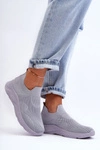 Damskie Wsuwane Buty Sportowe Szare Claris