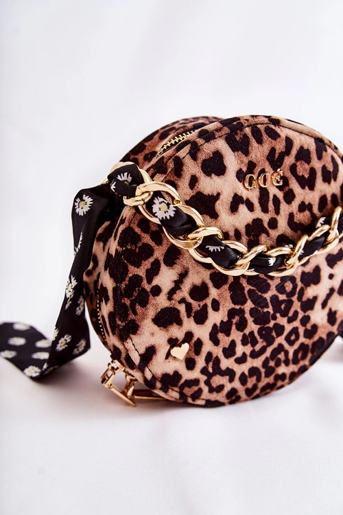 Damska Torebka Kuferek GOE ZNJ025 Brązowa