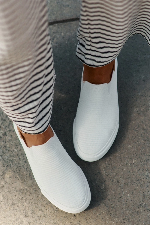 Trampki Damskie Slip-On Big Star RR274717 Białe