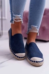Espadryle Damskie Cross Jeans Granatowe DD2R4108