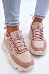 Damskie Sneakersy Na Platformie Cross Jeans KK2R4072C Nude