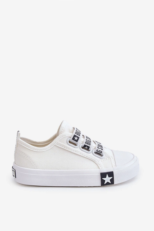 Dziecięce Trampki Wsuwane Big Star LL374007 Białe