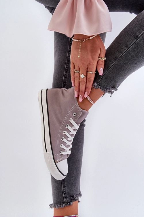 Trampki Damskie Szare Socerio