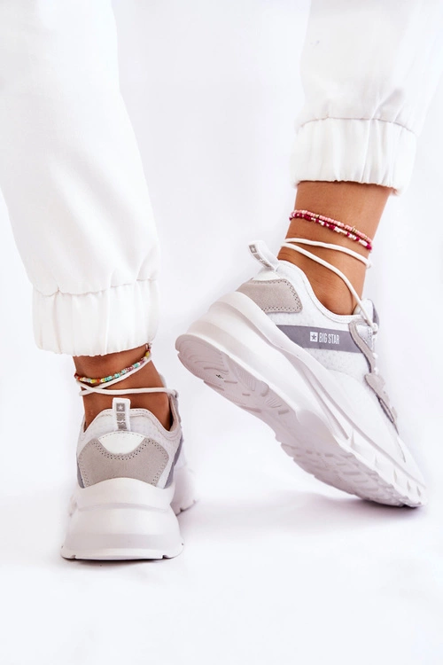 Damskie Buty Sportowe Big Star KK274057 Białe