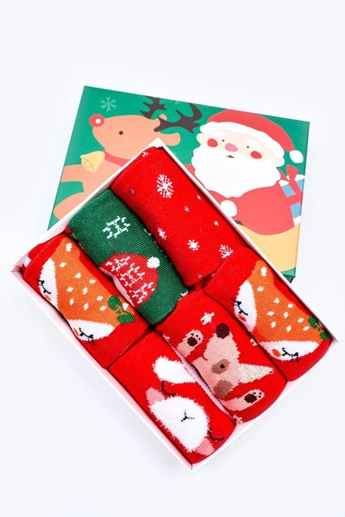 Świąteczny Zestaw Skarpetek Dziecięcych Mix