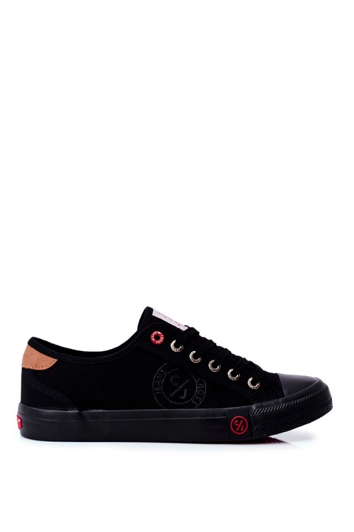 Trampki Męskie Cross Jeans Czarne FF1R4054C