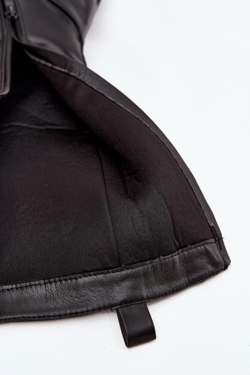 Ocieplane Sznurowane Kozaki Glany Damskie Czarne Novissa