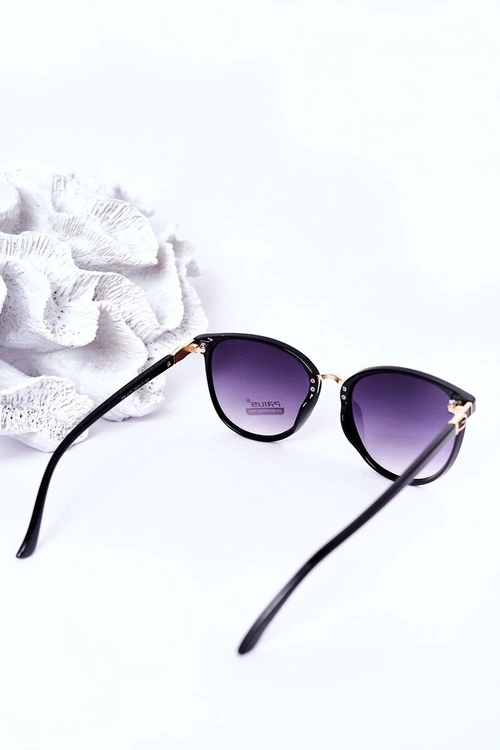 Okulary Przeciwsłoneczne Czarne Z Grafitowym Ombre
