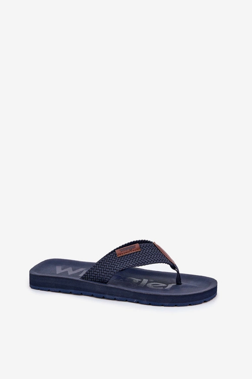 Klapki Japonki Męskie WRANGLER ZANE FLIPFLOP MEN LOW 20251044.24H Granatowe