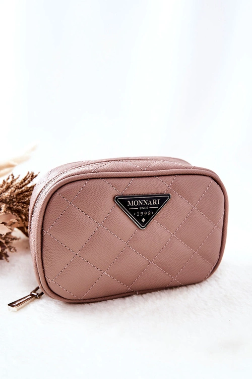 Mała Kosmetyczka Pikowana Monnari CSM0050-015 Beżowa