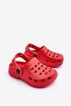 Klapki Dziecięce Piankowe Kroksy Czerwone Lucas