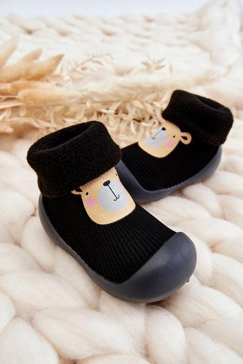 Dziecięce Papcie Niechodki Befado 002P023 Czarne