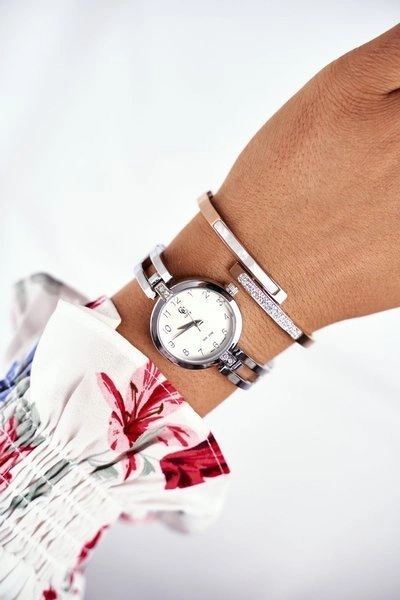 Damski Zegarek GG Luxe Srebrny Gumera